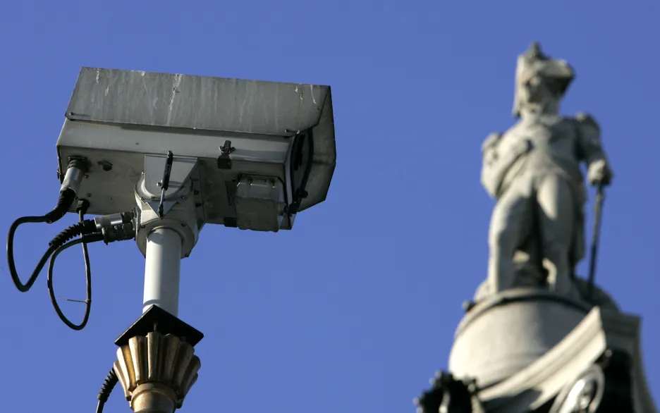 Kamera známého systému CCTV v Londýně