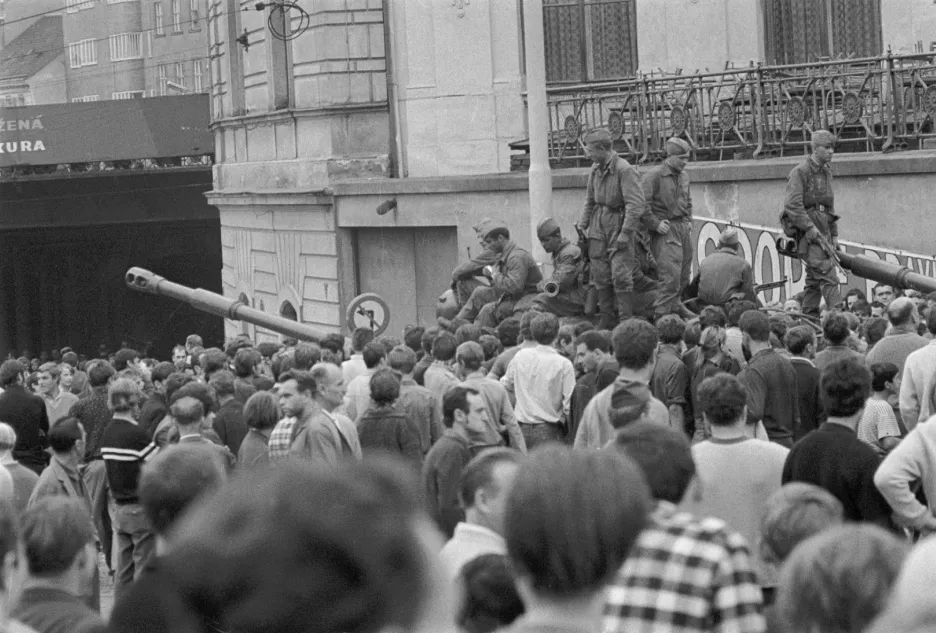 21. srpen 1968 v ulicích Brna