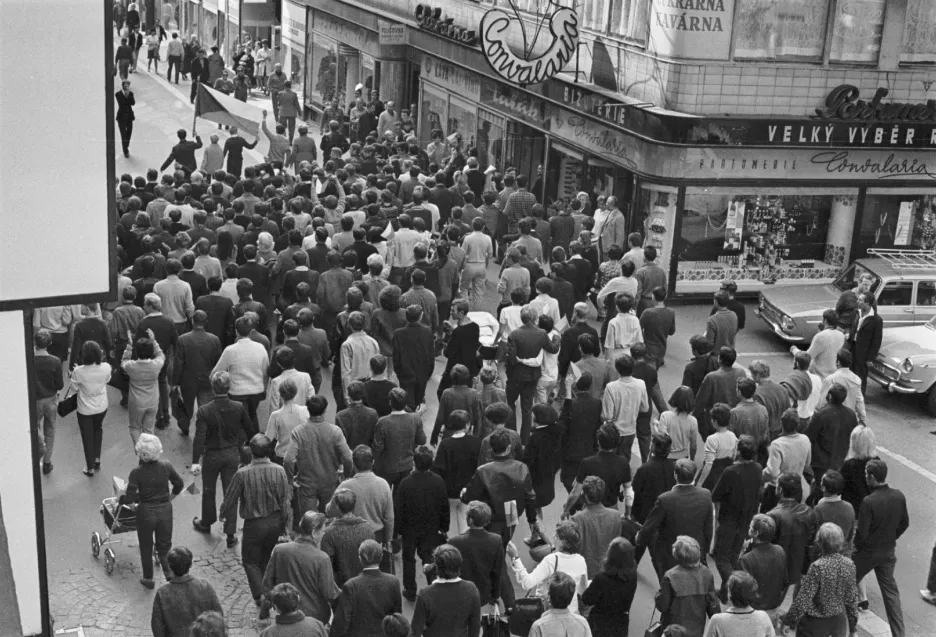 21. srpen 1968 v ulicích Brna