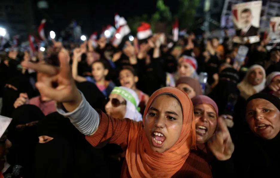 Příznivci sesazeného egyptského prezidenta Mursího