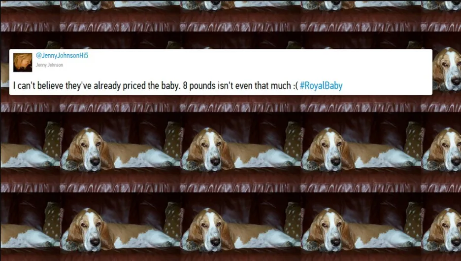 Vtipy o #RoyalBaby na Twitteru