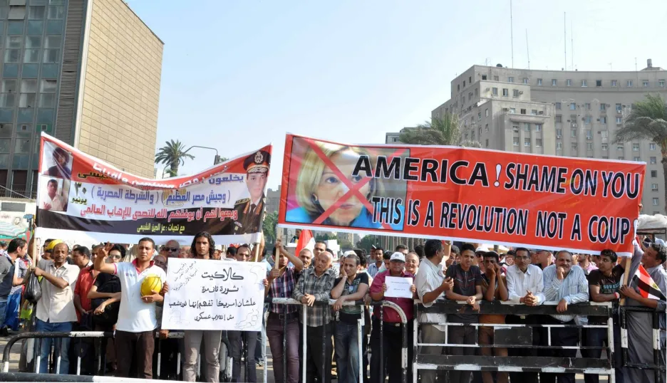 Protiamerické protesty v Egyptě