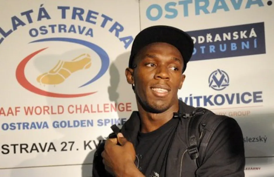 Usain Bolt v Ostravě