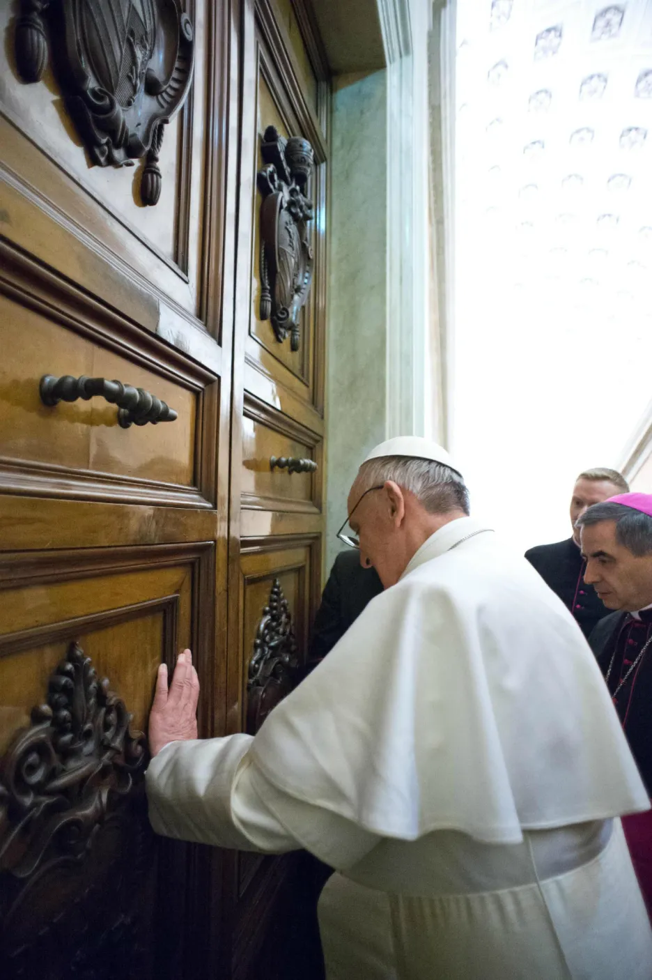 František papežské apartmá jen navštívil