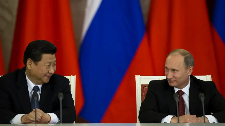 Si Ťin-pching a Vladimir Putin