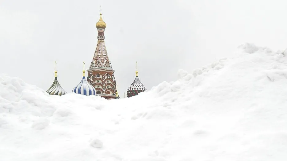 Zimní Moskva