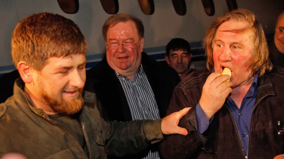 Ramzan Kadyrov a Gérard Depardieu