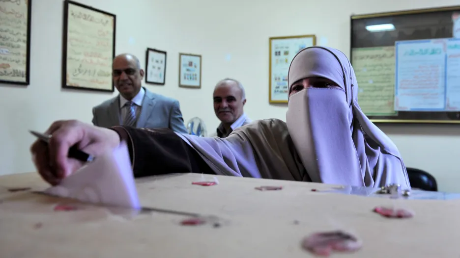 Egypťané v zahraničí hlasují v referendu