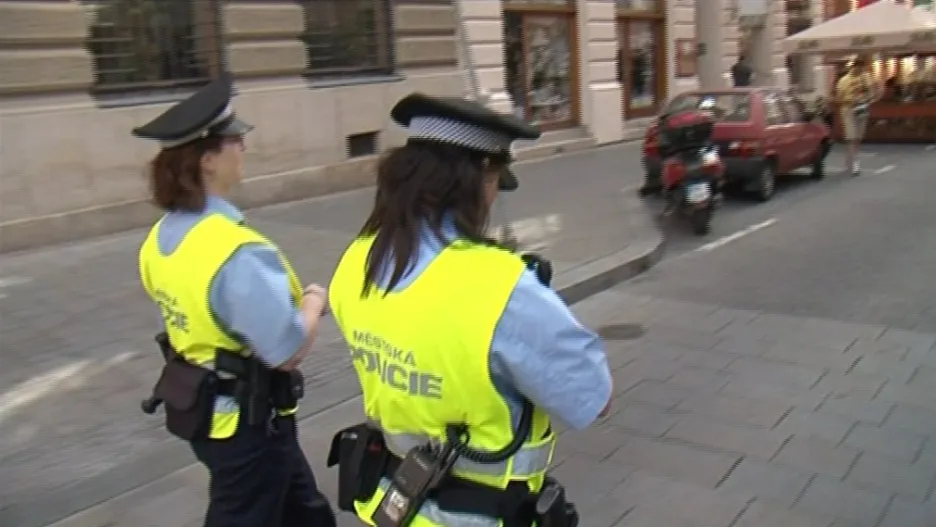 Strážníci Městské policie Brno