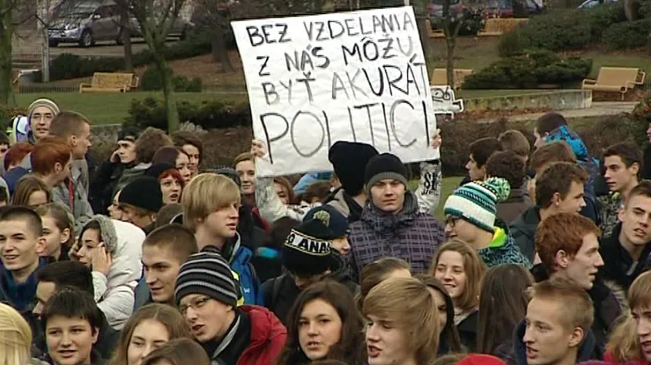 Protest slovenských studentů
