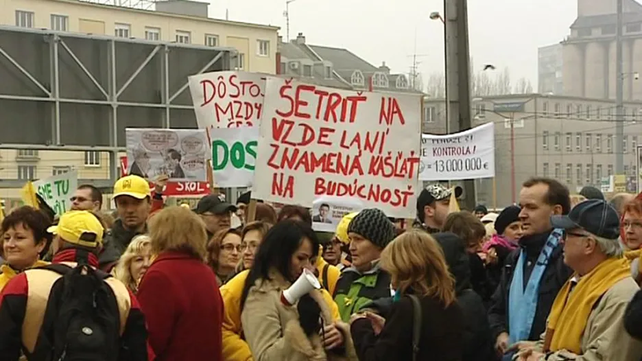 Stávka slovenských školských odborů