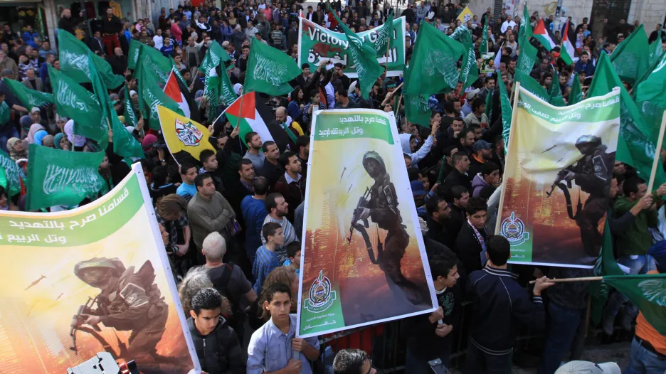 Protesty proti Izraeli v pásmu Gazy