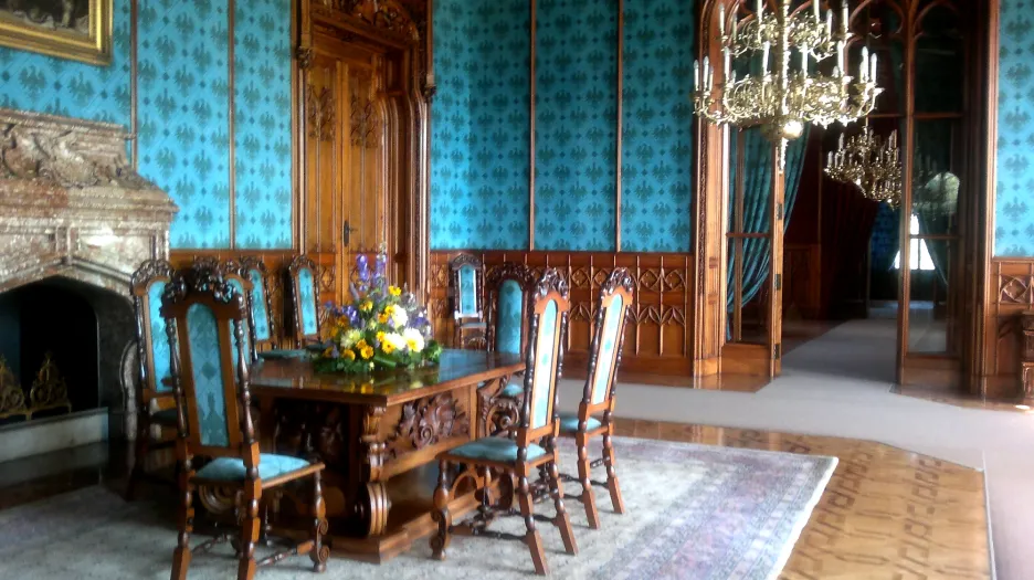 Interiér zámku Lednice