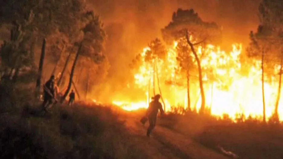 Lesní požáry ve Španělsku