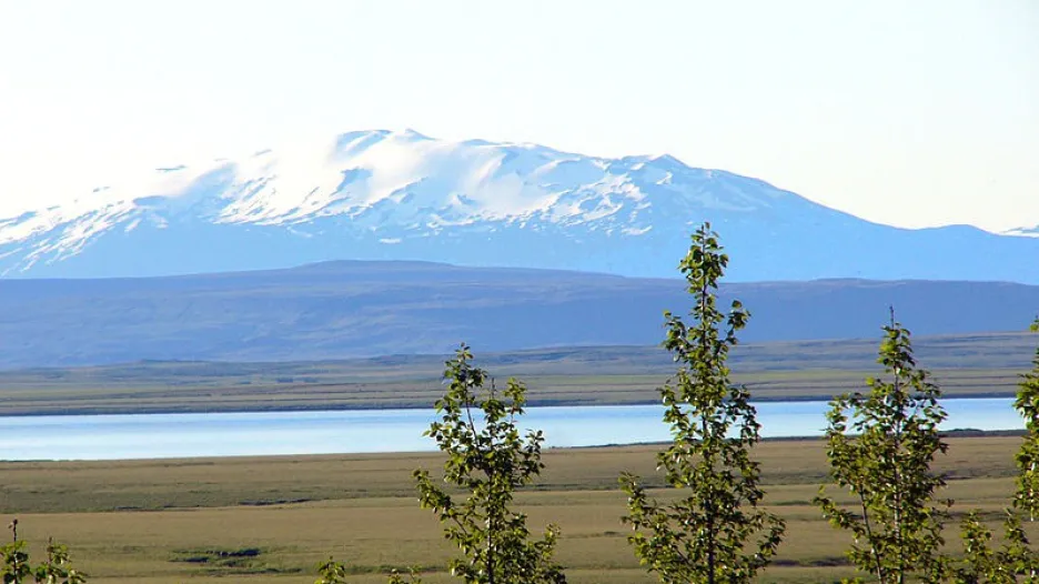 Islandský vulkán Hekla
