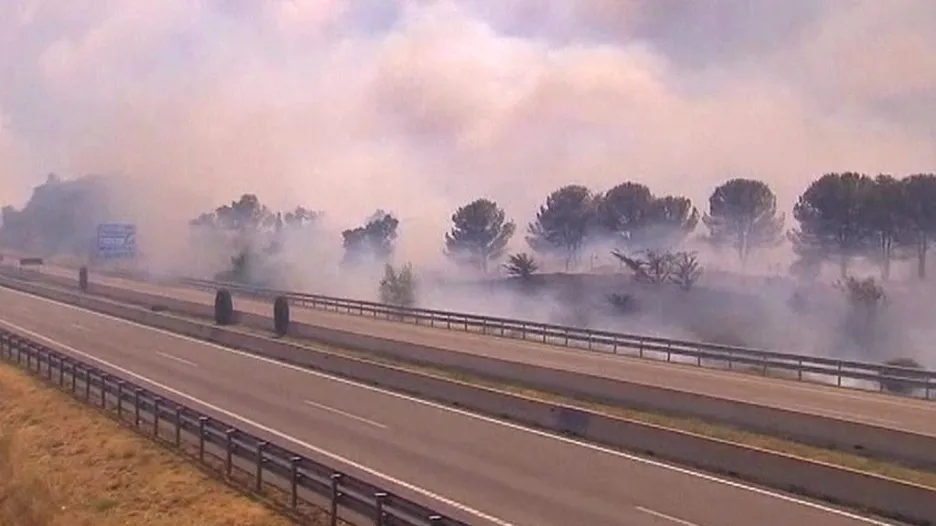 Požár ve Španělsku