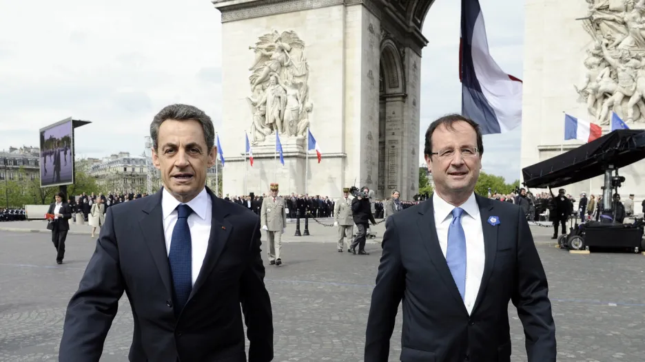 François Hollande a Nicolas Sarkozy