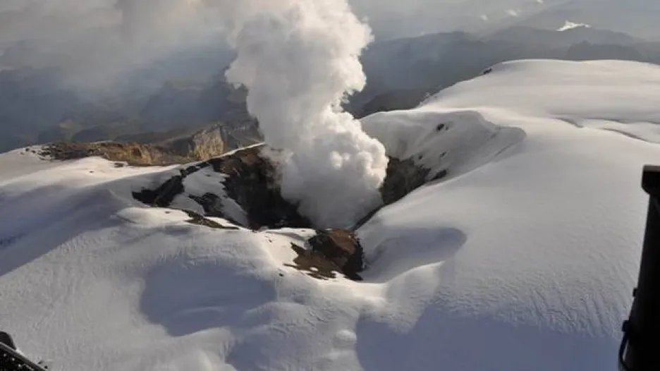 Sopka Nevado del Ruiz