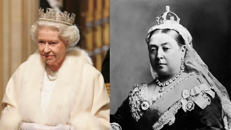 Královny Alžběta II. a Viktorie