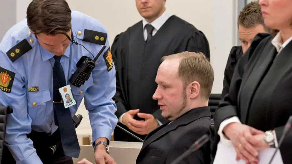 Anders Breivik  u soudu