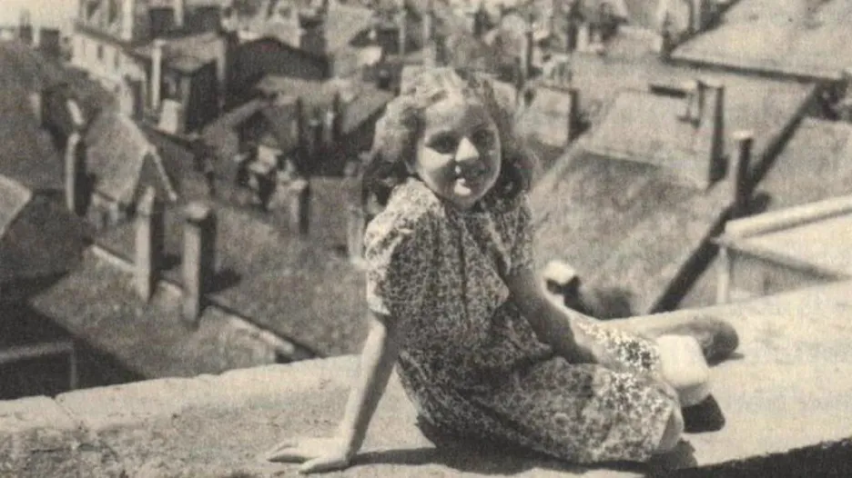 Marie Korbelová v dětských letech