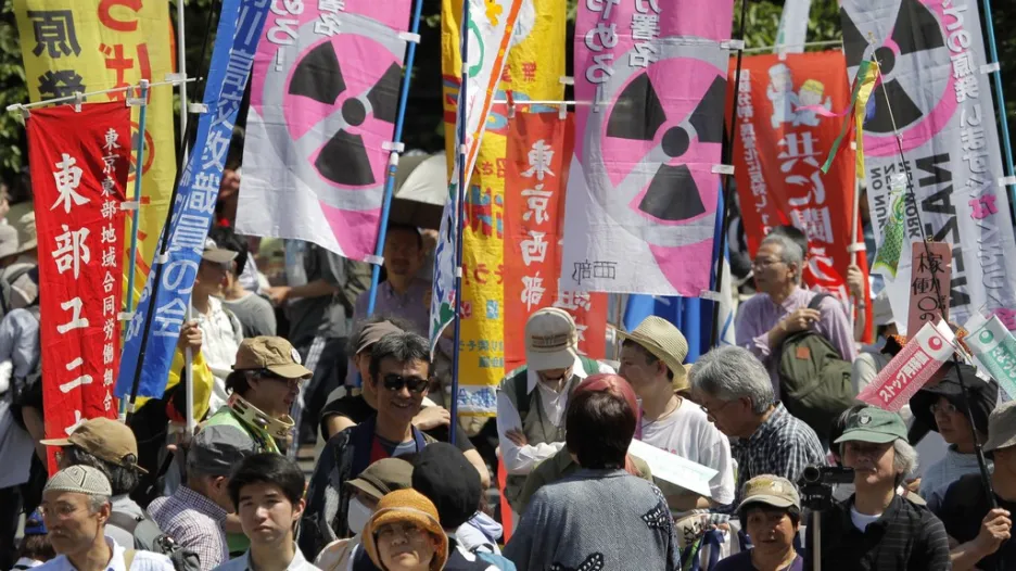 Japonská demonstrace proti jádru