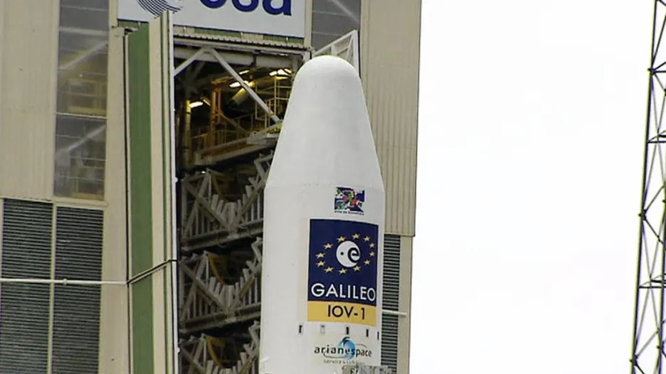 Raketa s navigačnín systémem Galileo