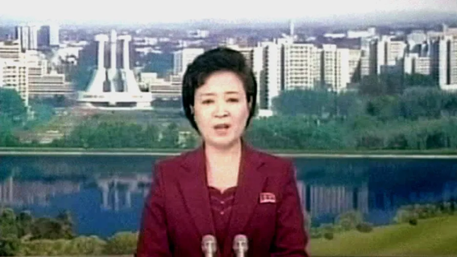 Severokorejská moderátorka
