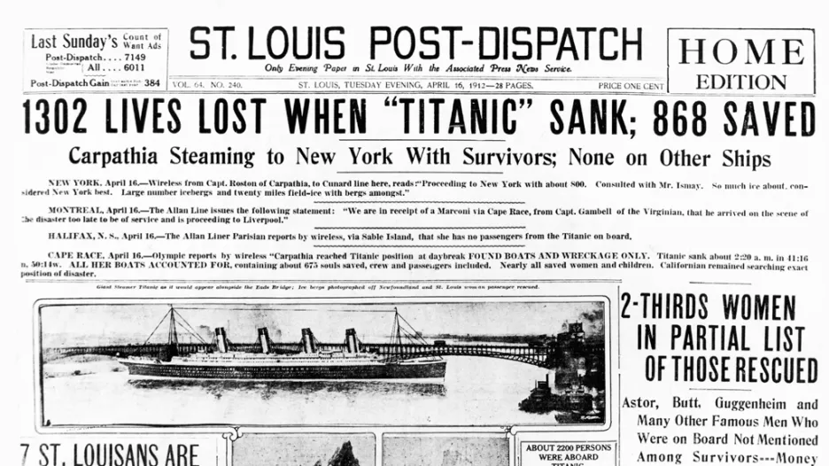 100 let od potopení Titaniku