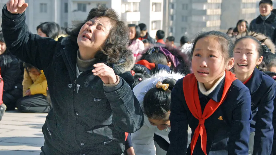 Severokorejci truchlí pro Kim Čong-ila