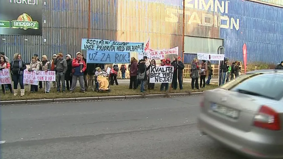 Demonstrace Arcidiecézní charity Olomouc