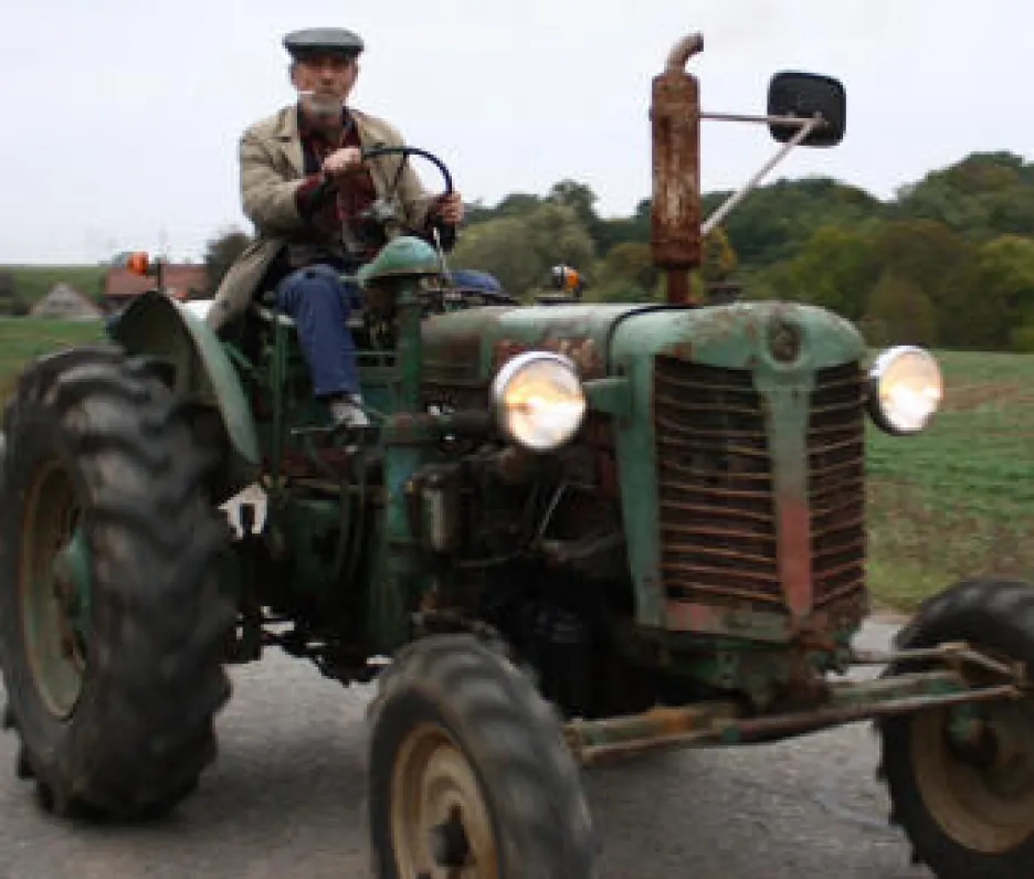 Ze srazu historických traktorů