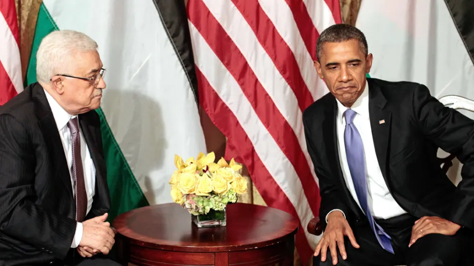 Mahmúd Abbás a Barack Obama