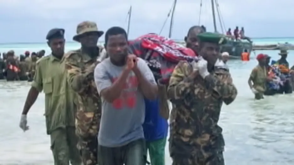 Oběti lodního neštěstí na Zanzibaru