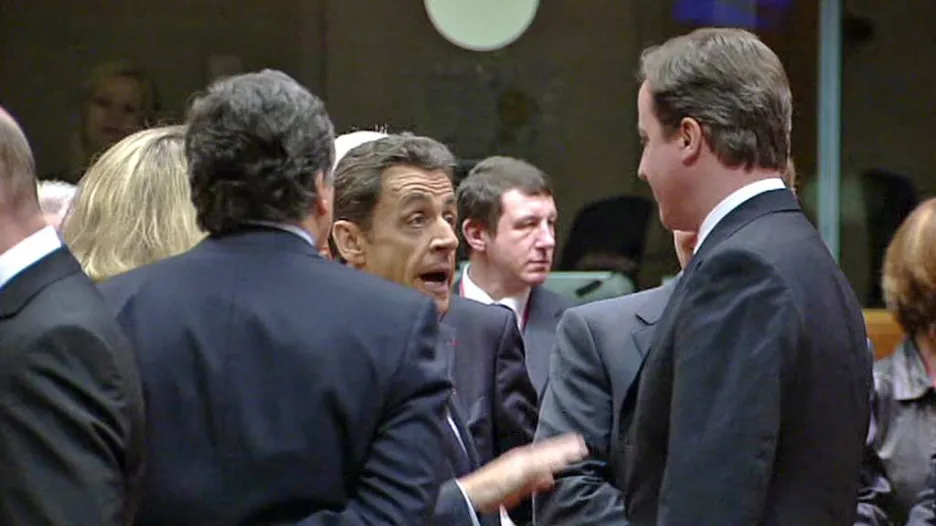 Nicolas Sarkozy a David Cameron
