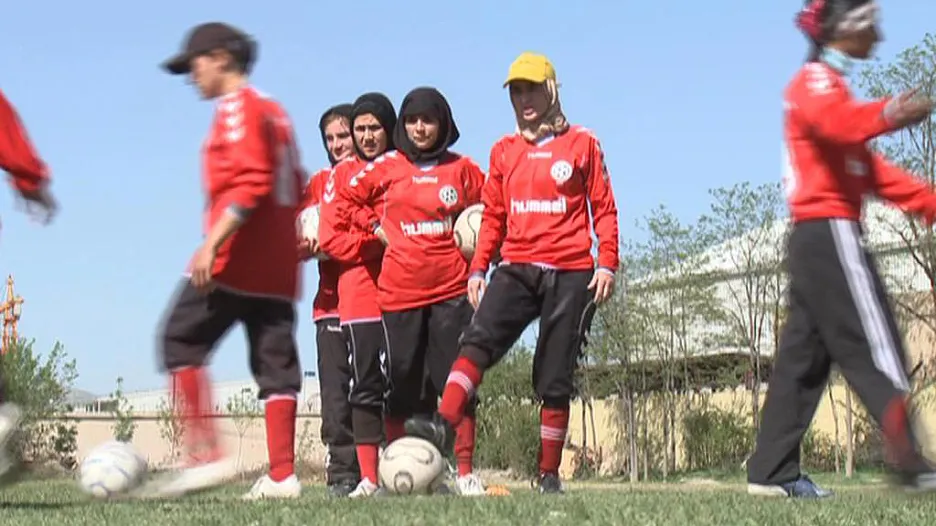 Afghánské fotbalistky