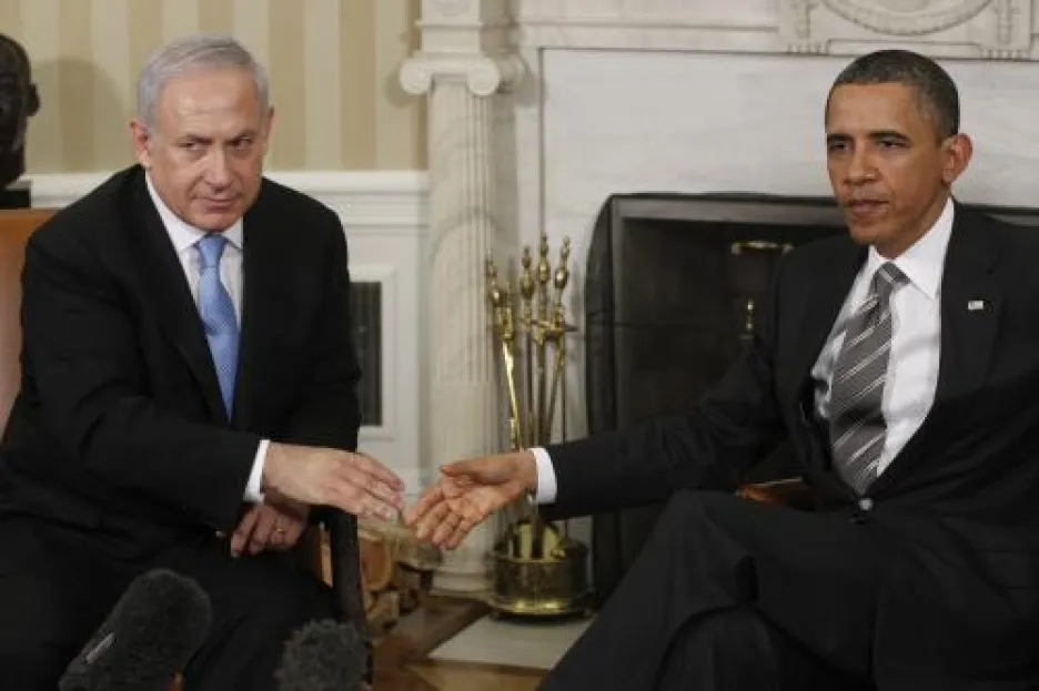 Benjamin Netanjahu a Barack Obama