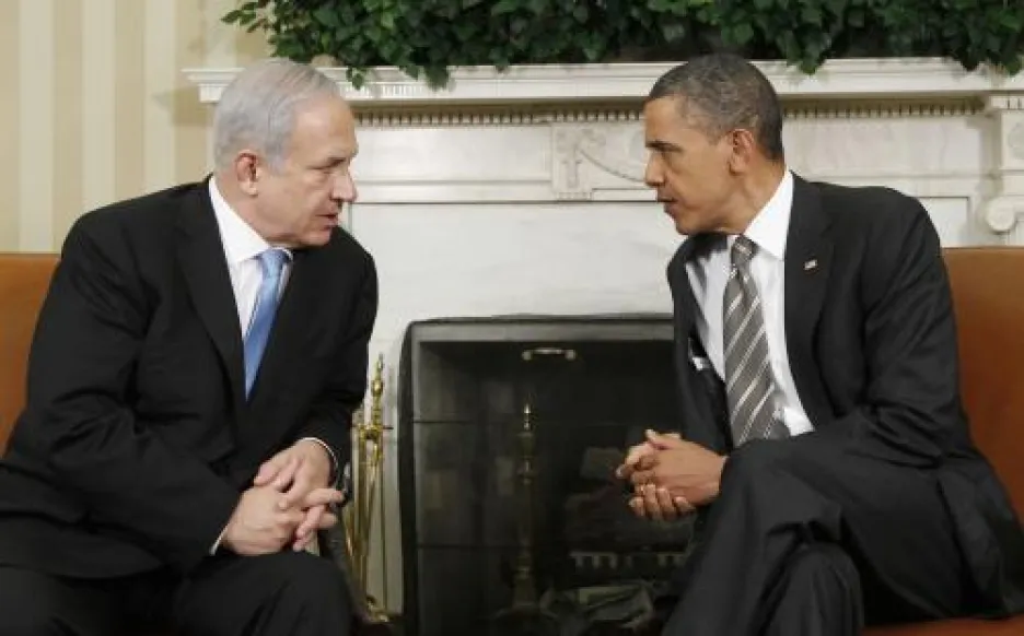 Benjamin Netanjahu a Barack Obama