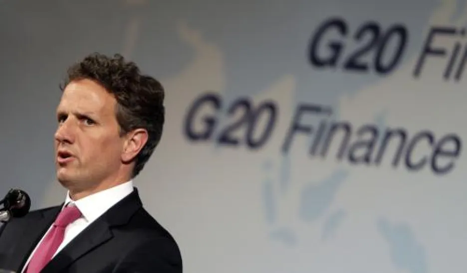 Geithner na summitu G20