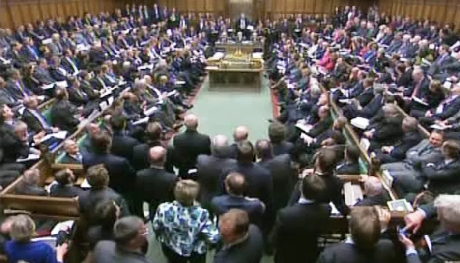 Poslanci britského parlamentu