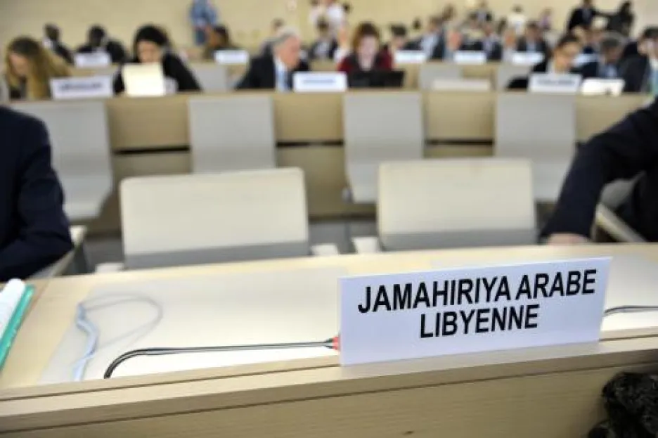 Rada OSN pro lidská práva jednala o Libyi