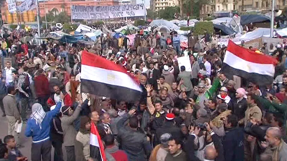 Protesty v Egyptě