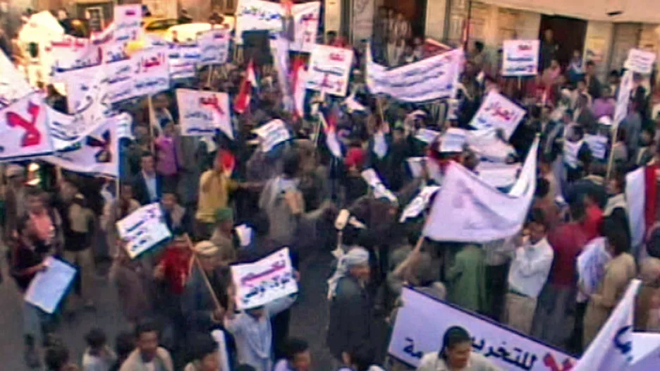 Protesty v Jemenu