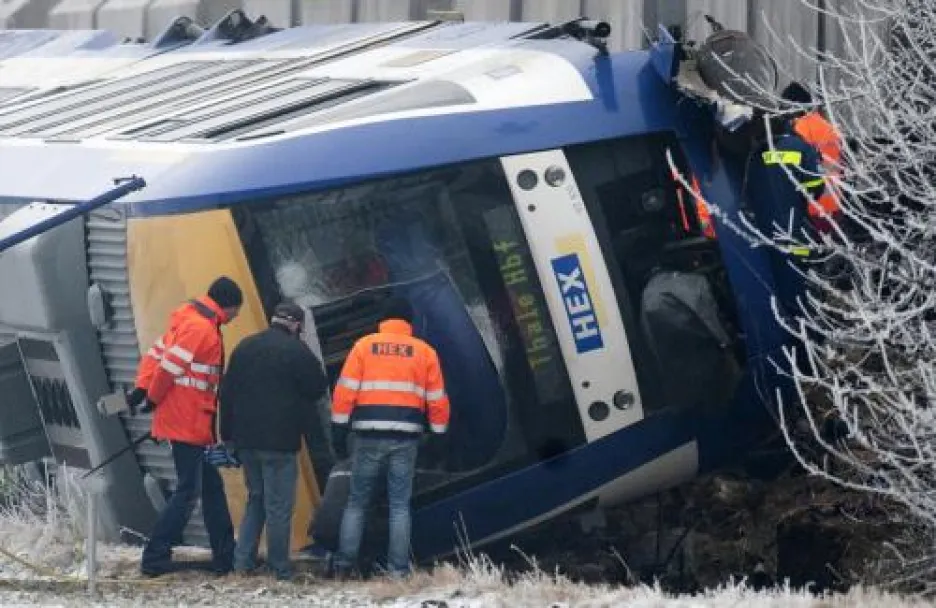 Nehoda vlaku u Magdeburku