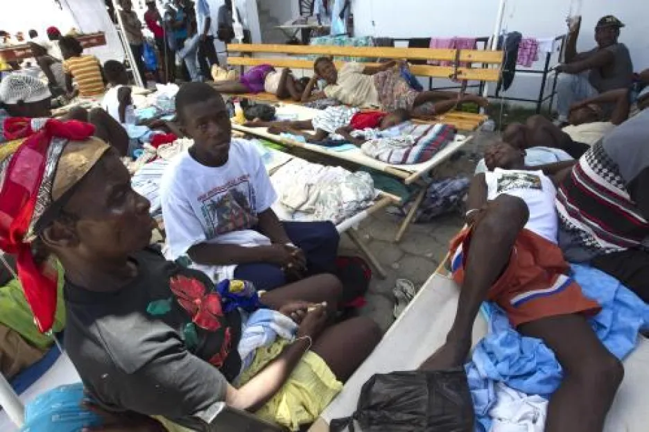 Epidemie cholery na Haiti