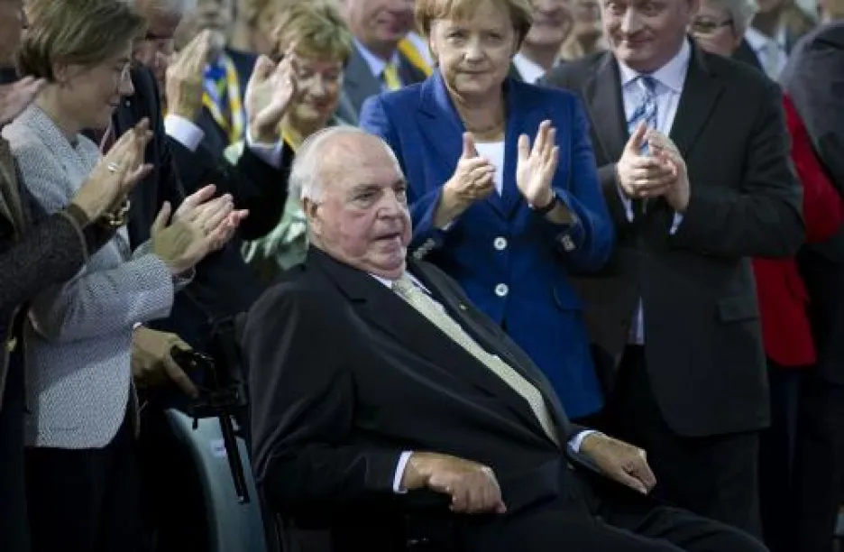 Helmut Kohl a Angela Merkelová