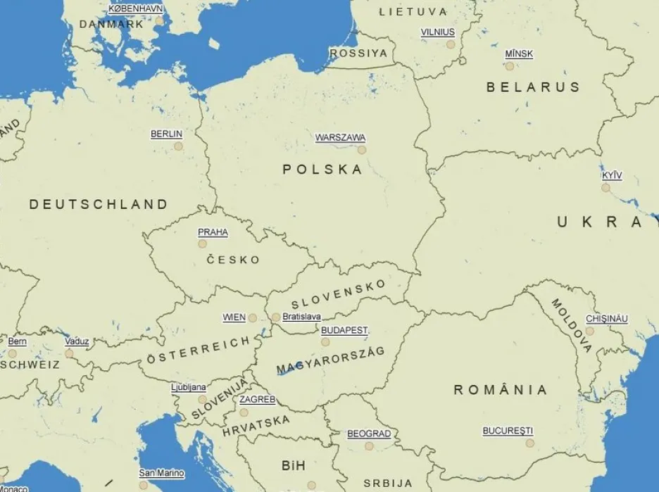 mapa evropy 1935 Únos střední Evropy — ČT24 — Česká televize mapa evropy 1935