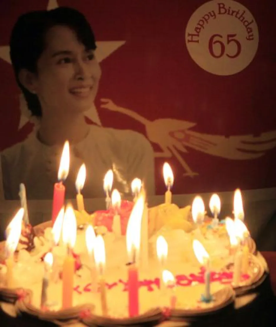 Oslava narozenin Su Ťij