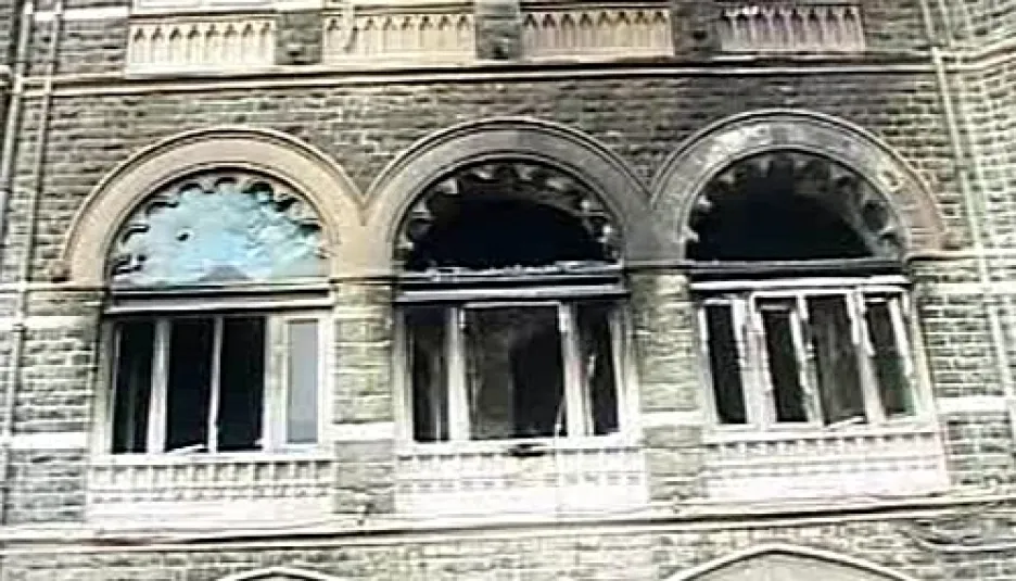 Hotel Tádž Mahal po útoku teroristů