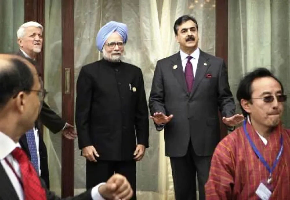 Manmóhan Singh a Júsuf Ráza Gílání